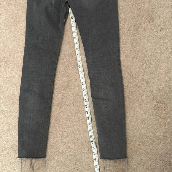 Zara high waisted skinny gray jeans size 6 denim dark gray - Picture 7 of 9